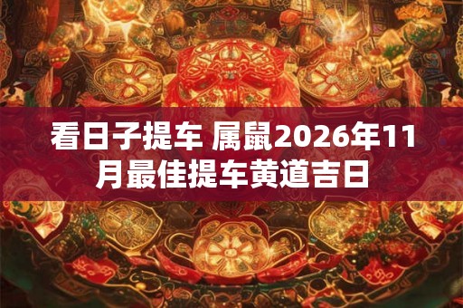 看日子提车 属鼠2026年11月最佳提车黄道吉日