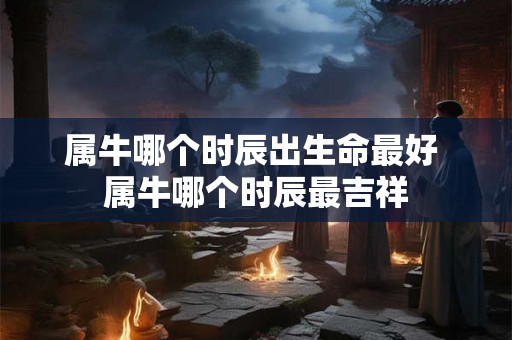 属牛哪个时辰出生命最好 属牛哪个时辰最吉祥