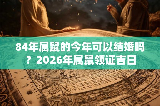 84年属鼠的今年可以结婚吗？2026年属鼠领证吉日