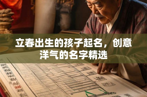 立春出生的孩子起名，创意洋气的名字精选
