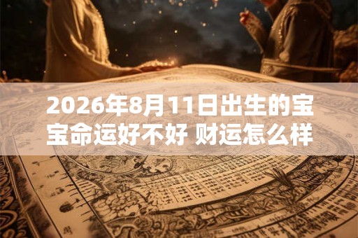 2026年8月11日出生的宝宝命运好不好 财运怎么样