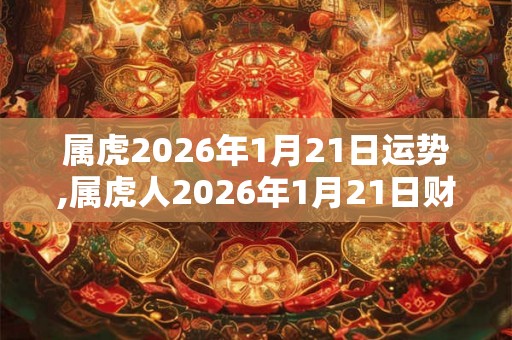 属虎2026年1月21日运势,属虎人2026年1月21日财运,生肖虎2026年1月21日运势