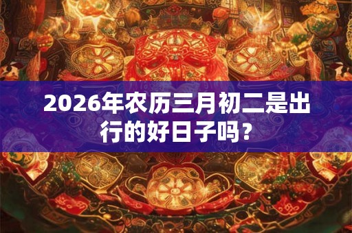 2026年农历三月初二是出行的好日子吗？