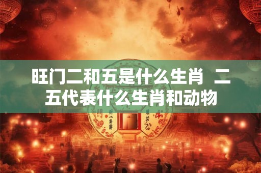 旺门二和五是什么生肖  二五代表什么生肖和动物