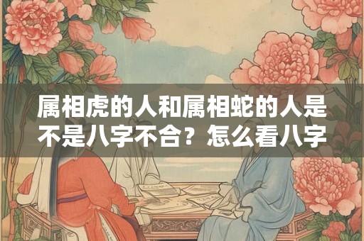 属相虎的人和属相蛇的人是不是八字不合?怎么看八字? 属相虎的人和属相蛇的人是不是八字不合?怎么看八字?