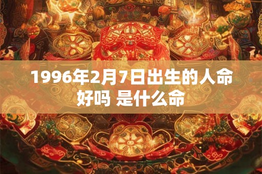 1996年2月7日出生的人命好吗 是什么命
