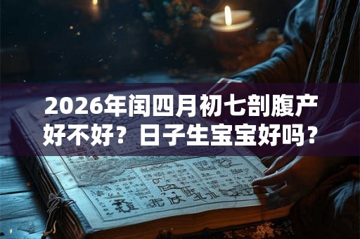 2026年闰四月初七剖腹产好不好？日子生宝宝好吗？