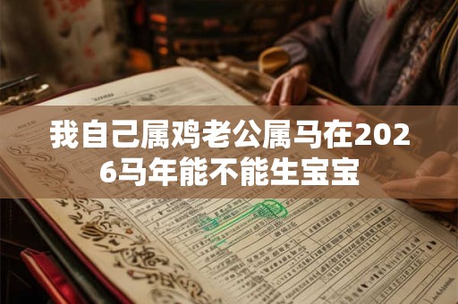 我自己属鸡老公属马在2026马年能不能生宝宝 我自己属鸡老公属马在2026马年能不能生宝宝