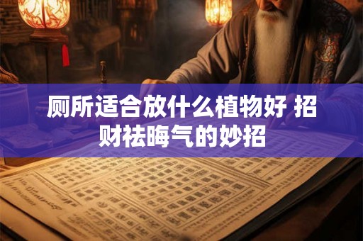 厕所适合放什么植物好 招财祛晦气的妙招 厕所适合放什么植物好 招财祛晦气的妙招
