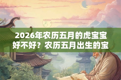 2026年农历五月的虎宝宝好不好？农历五月出生的宝宝命运