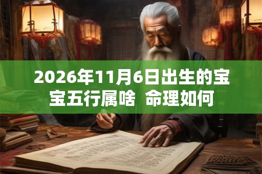 2026年11月6日出生的宝宝五行属啥  命理如何