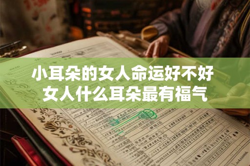 小耳朵的女人命运好不好 女人什么耳朵最有福气