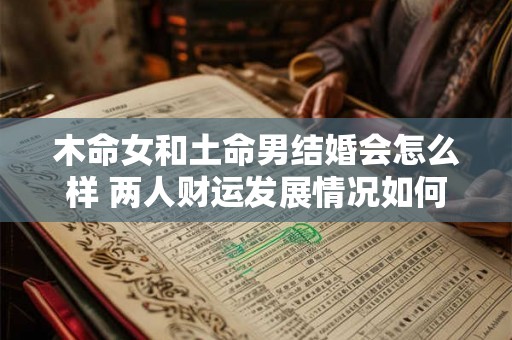木命女和土命男结婚会怎么样 两人财运发展情况如何 木命女和土命男结婚会怎么样 两人财运发展情况如何