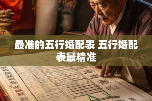 最准的五行婚配表 五行婚配表最精准 最准的五行婚配表 五行婚配表最精准