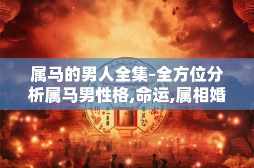 属马的男人全集-全方位分析属马男性格,命运,属相婚配等
