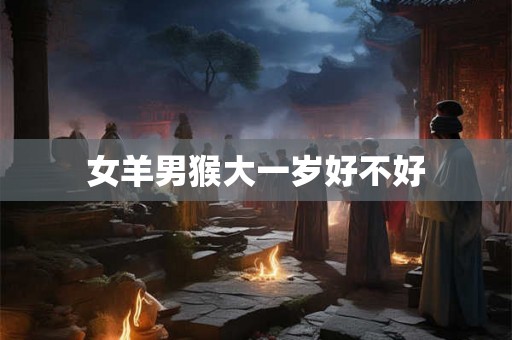 女羊男猴大一岁好不好