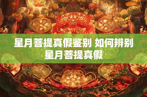 星月菩提真假鉴别 如何辨别星月菩提真假