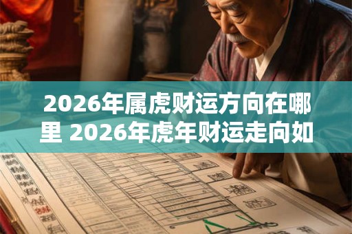 2026年属虎财运方向在哪里 2026年虎年财运走向如何
