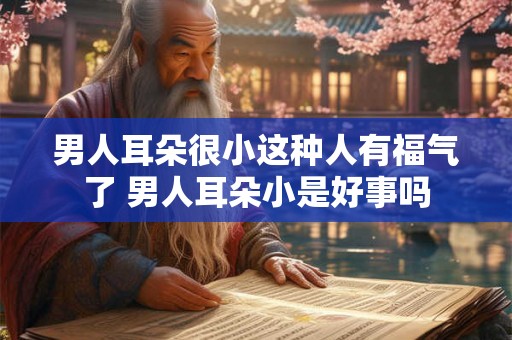 男人耳朵很小这种人有福气了 男人耳朵小是好事吗