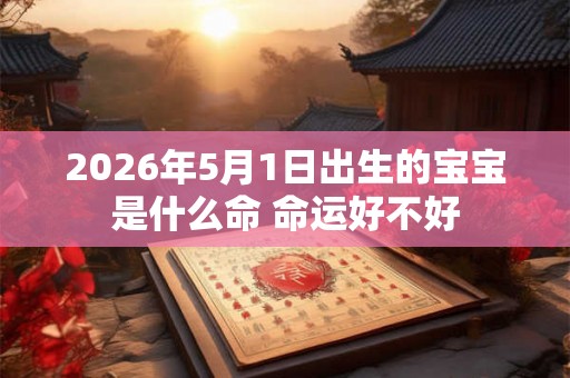 2026年5月1日出生的宝宝是什么命 命运好不好