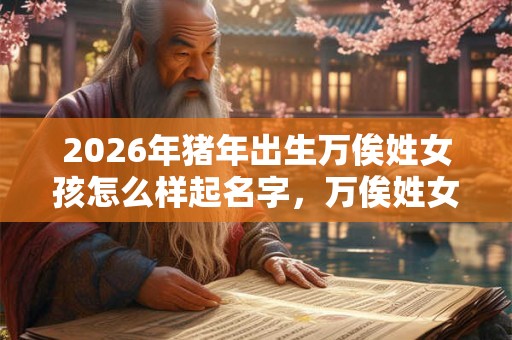 2026年猪年出生万俟姓女孩怎么样起名字，万俟姓女孩好名推荐
