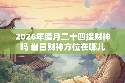 2026年腊月二十四接财神吗 当日财神方位在哪儿