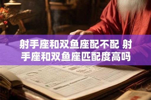 射手座和双鱼座配不配 射手座和双鱼座匹配度高吗