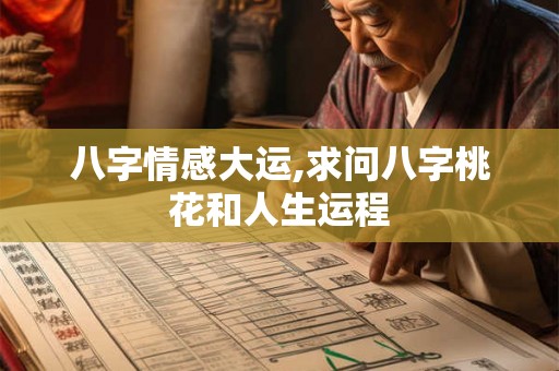 八字情感大运,求问八字桃花和人生运程