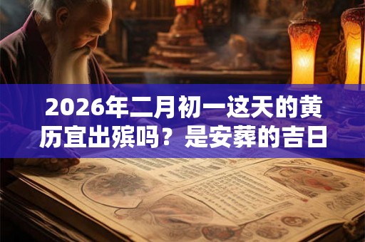 2026年二月初一这天的黄历宜出殡吗？是安葬的吉日吗？