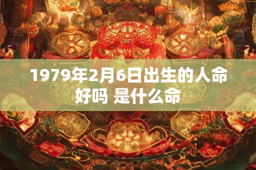 1979年2月6日出生的人命好吗 是什么命