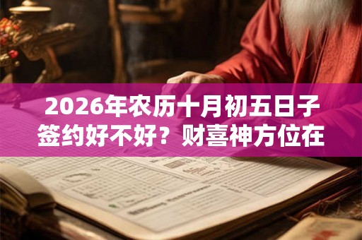 2026年农历十月初五日子签约好不好？财喜神方位在哪？