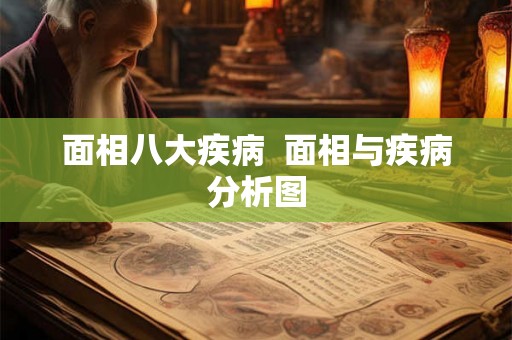 面相八大疾病  面相与疾病分析图