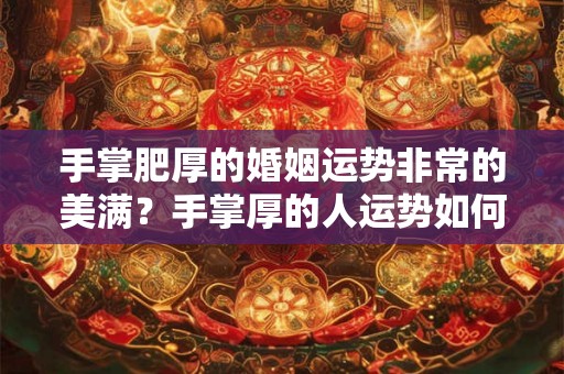 手掌肥厚的婚姻运势非常的美满?手掌厚的人运势如何? 手掌肥厚的婚姻运势非常的美满?手掌厚的人运势如何?