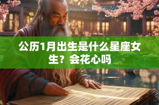 公历1月出生是什么星座女生？会花心吗