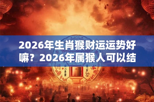 2026年生肖猴财运运势好嘛?2026年属猴人可以结婚吗? 2026年生肖猴财运运势好嘛?2026年属猴人可以结婚吗?