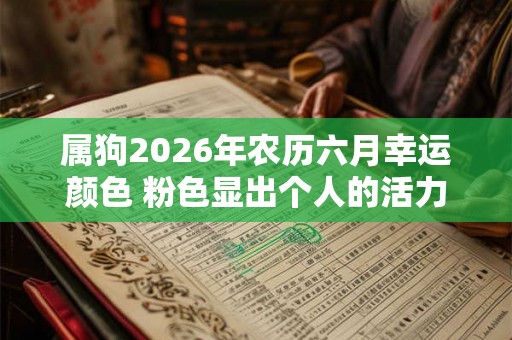 属狗2026年农历六月幸运颜色 粉色显出个人的活力 属狗2026年农历六月幸运颜色 粉色显出个人的活力
