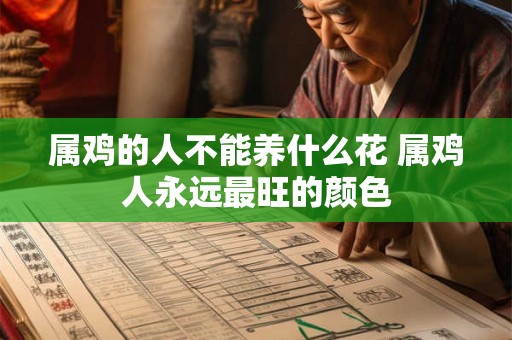 属鸡的人不能养什么花 属鸡人永远最旺的颜色