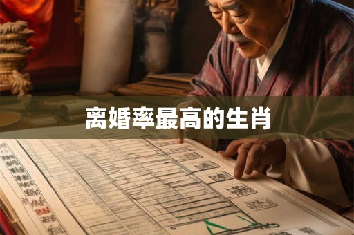 离婚率最高的生肖 离婚率最高的生肖