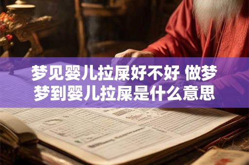 梦见婴儿拉屎好不好 做梦梦到婴儿拉屎是什么意思