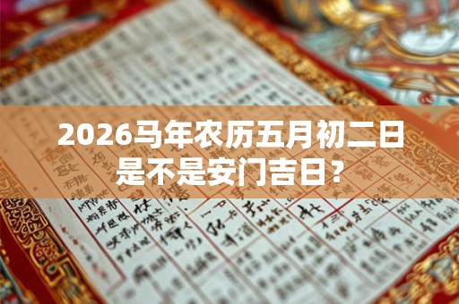 2026马年农历五月初二日是不是安门吉日？