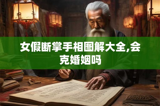 女假断掌手相图解大全,会克婚姻吗