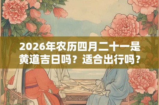 2026年农历四月二十一是黄道吉日吗？适合出行吗？
