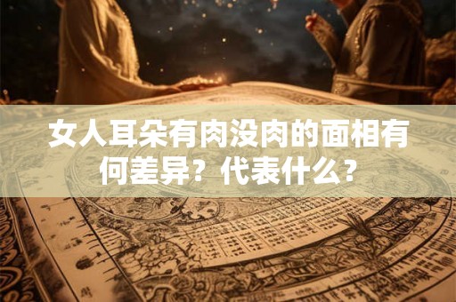 女人耳朵有肉没肉的面相有何差异?代表什么? 女人耳朵有肉没肉的面相有何差异?代表什么?