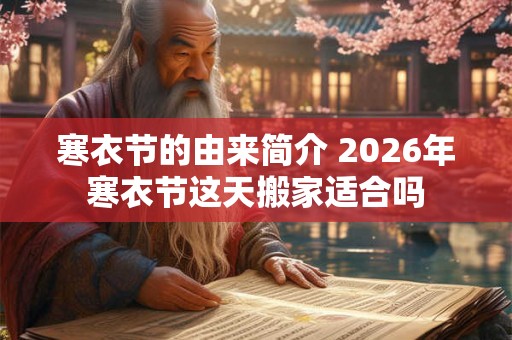 寒衣节的由来简介 2026年寒衣节这天搬家适合吗 寒衣节的由来简介 2026年寒衣节这天搬家适合吗