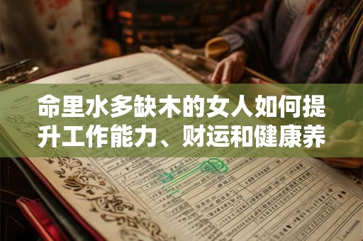 命里水多缺木的女人如何提升工作能力、财运和健康养生