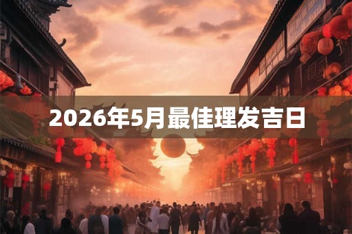 2026年5月最佳理发吉日 2026年5月最佳理发吉日