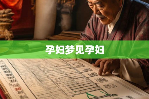 孕妇梦见孕妇