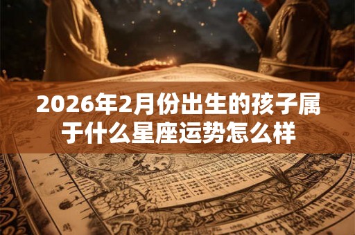 2026年2月份出生的孩子属于什么星座运势怎么样