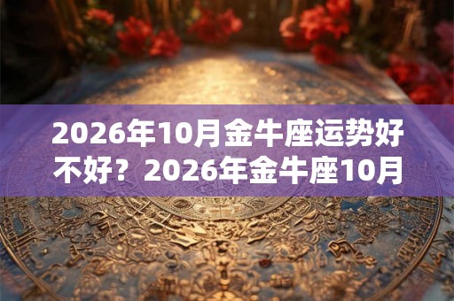 2026年10月金牛座运势好不好?2026年金牛座10月运势解析 2026年10月金牛座运势好不好?2026年金牛座10月运势解析