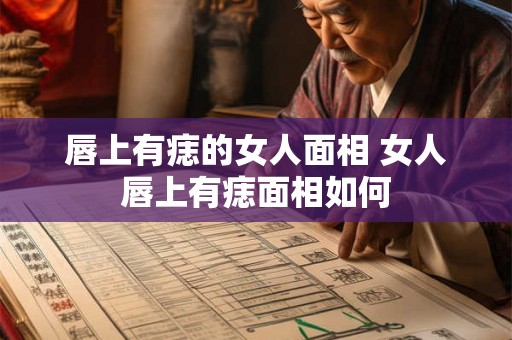 唇上有痣的女人面相 女人唇上有痣面相如何